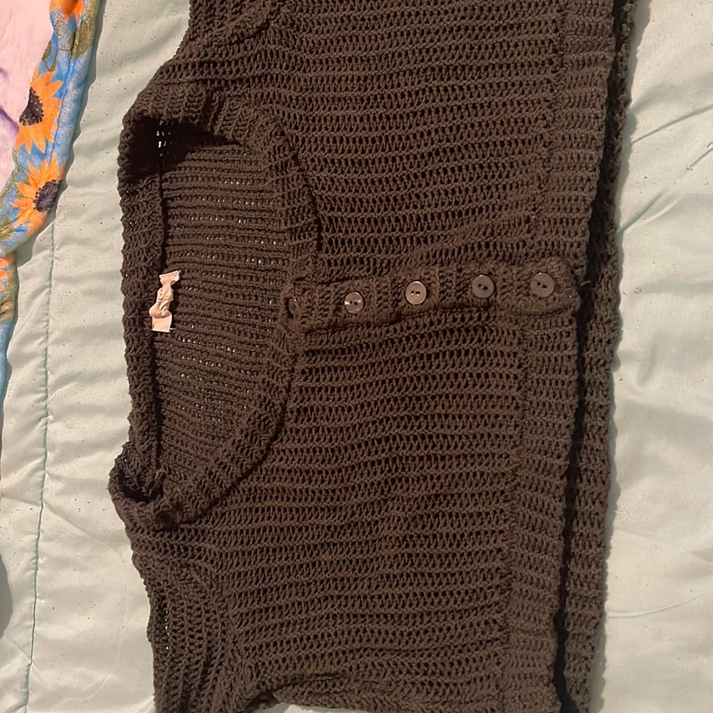 LIGHLY WORN knitwear crop top
